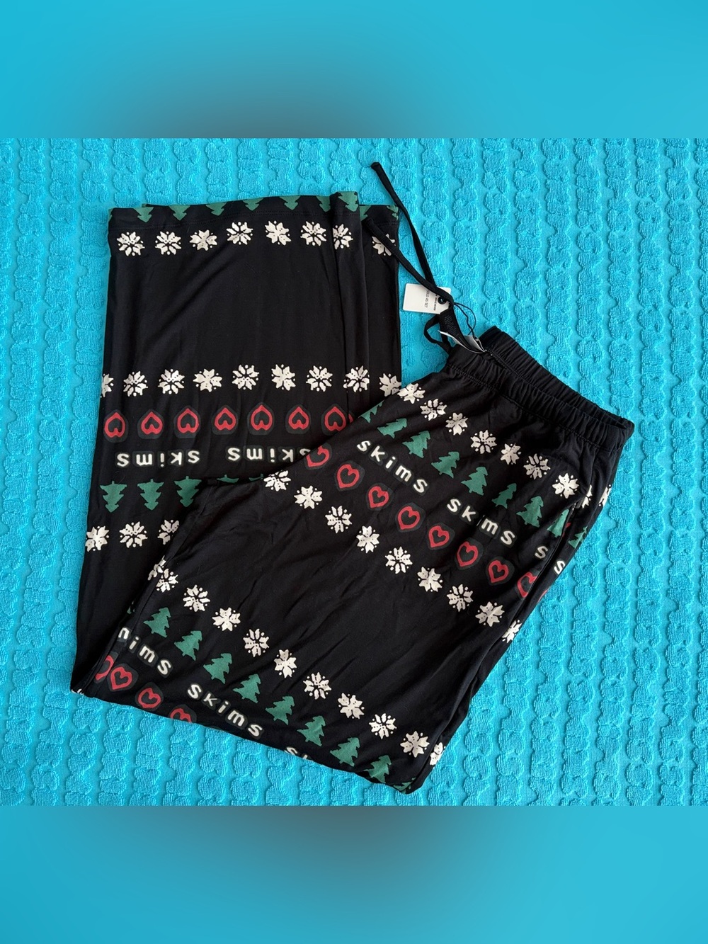 SKIMS x CPFM Sleep Pant | Onyx Pine Fairisle | M| NWT 🏷️ - Picture 3 of 6